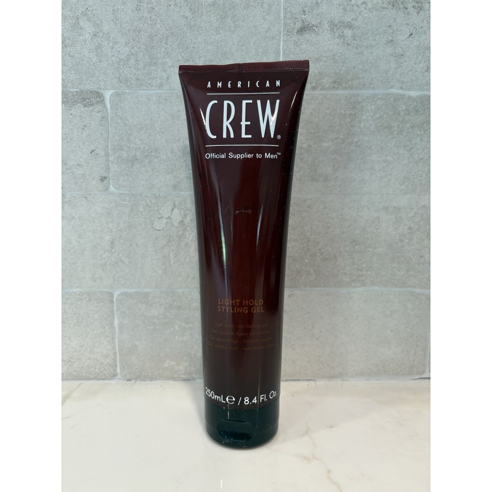 American Crew Men's Hair Gel, Light Hold with Low Shine, 8.4 Fl Oz
